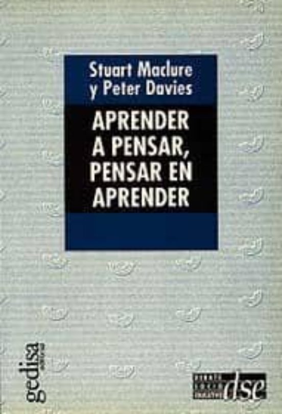 Aprender a pensar. Pensar en aprender