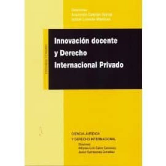 Innovación Docente Y Derecho Intenacional Privado