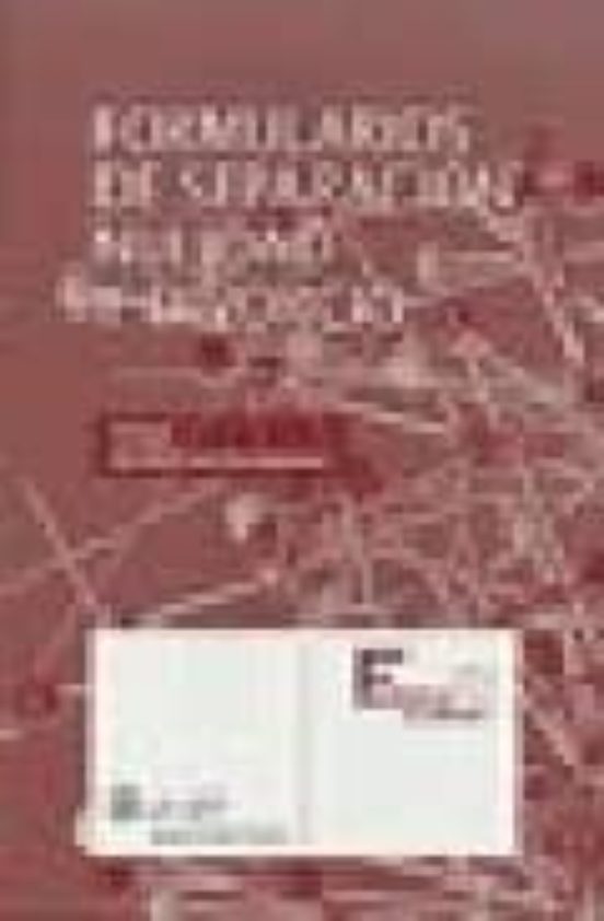 Formularios Separacion Nulidad Y Divorcio