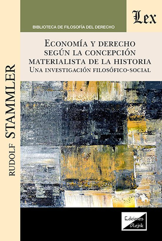 Enonomia Y Derecho Segun La Concepcion Materialista De La Histori A