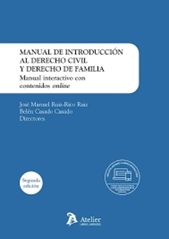 Manual de introducción al Derecho civil y Derecho de familia. 2ª edición