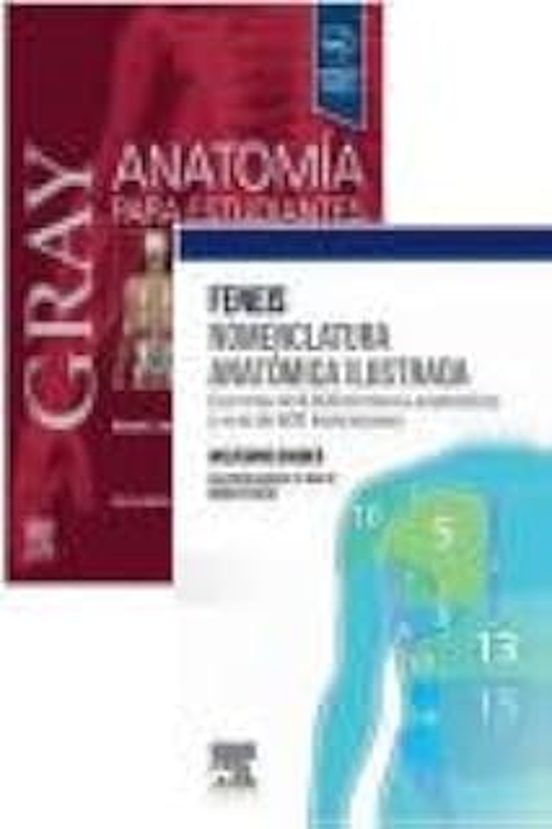 Lote Gray Anatomía estudiantes + Feneis Nomenclatura ilustrada