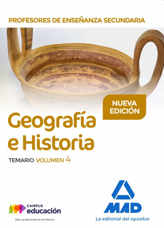 Profesores De Enseñanza Secundaria Geografía E Historia Temario Volumen 4