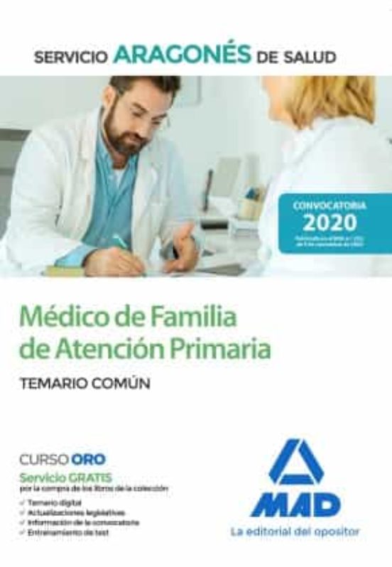 Médico De Familia De Atención Primaria Del Servicio Aragonés De Salud . Temario Común