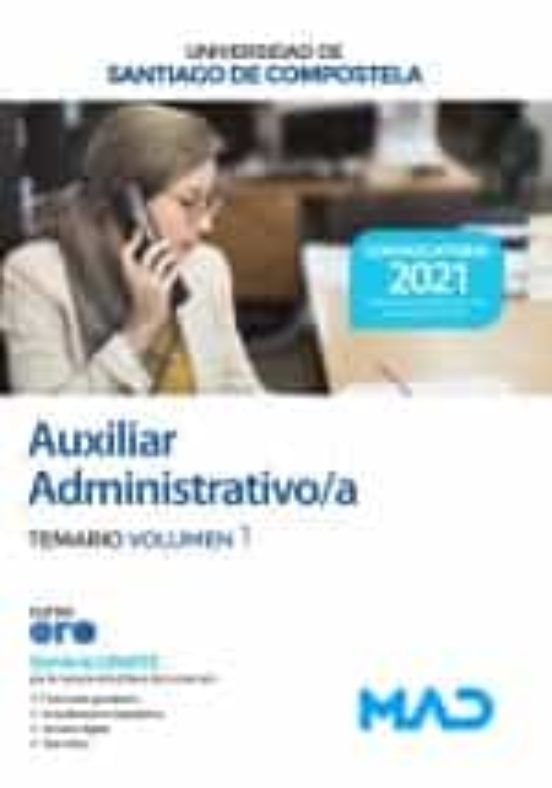 Auxiliar Administrativo/a De La Universidad De Santiago De Compostela