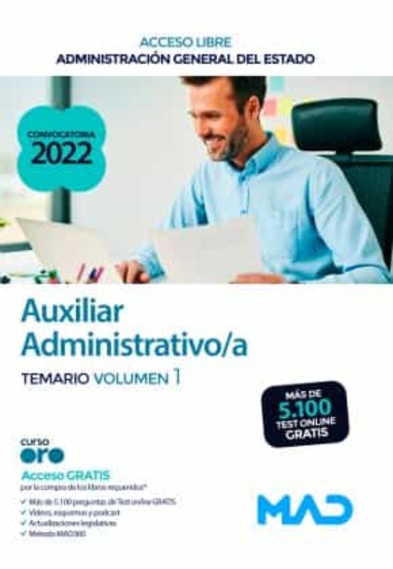 Auxiliar Administrativo De La Administración General Del Estado . Temario Volumen 1