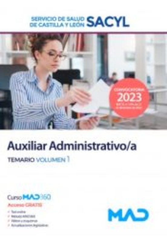 Auxiliar Administrativo/a Del Servicio De Salud De Castilla Y Leon Sac