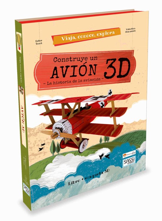 Construye el Avion 3D:viaja Conoce Explora
