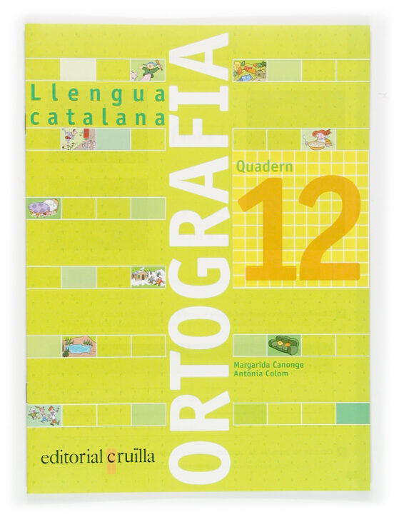 Quadern Ortografia Catalana Nº 12 Primaria