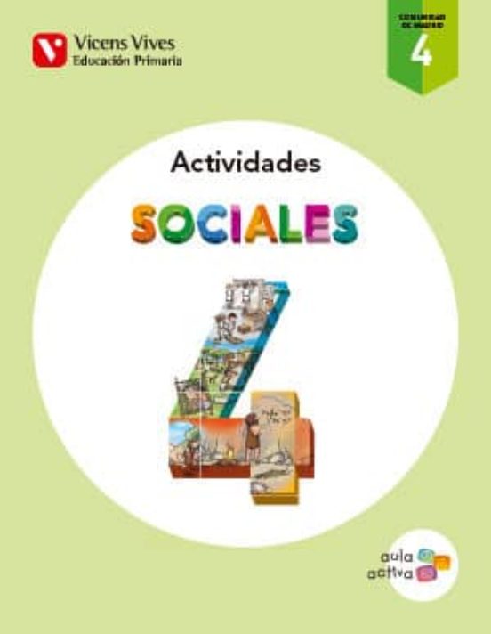 Cuaderno Sociales 4º Educacion Primaria Madrid Ed 2015 Aula Activa