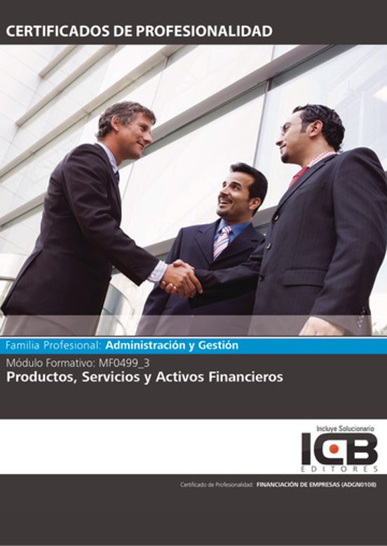 Mf0499_3: Productos Servicios Y Activos Financieros