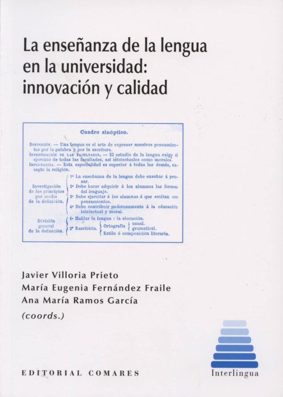 La Enseñanza De La Lengua En La Universidad: Innovacion Y Calidad
