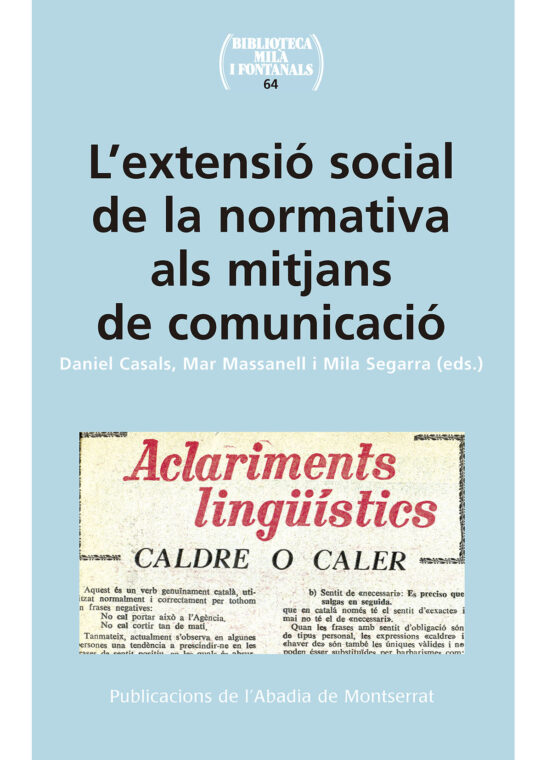 L'extensió Social De La Normativa Als Mitjans De Comunicació