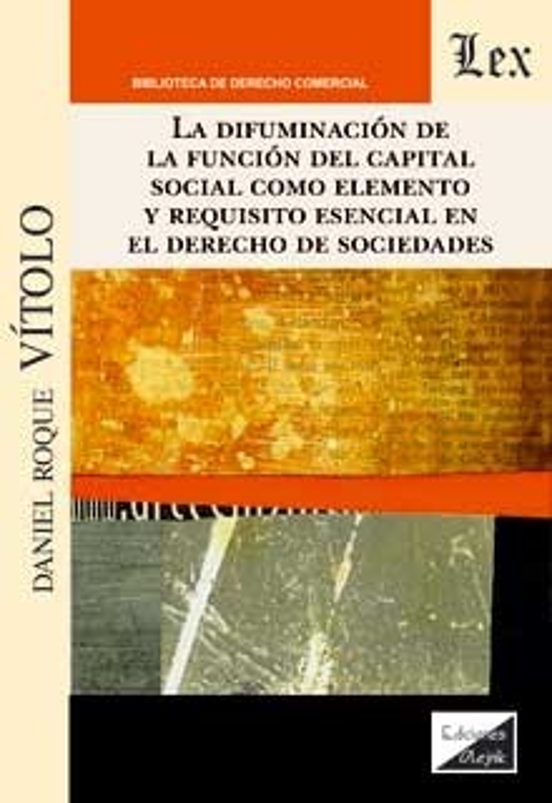 Difuminacion De La Funcion Del Capital Social Como Elemento Y Requisit