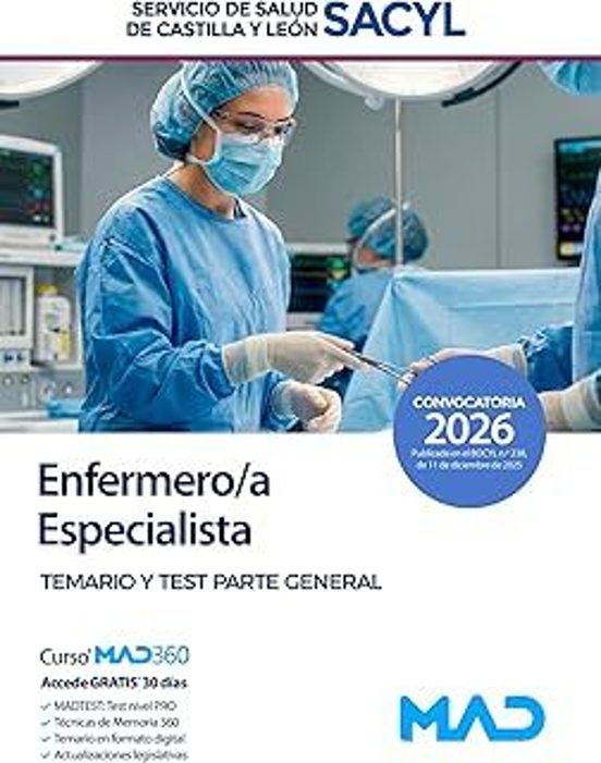 Enfermero/a Especialista Del Servicio De Salud De Castilla Y León