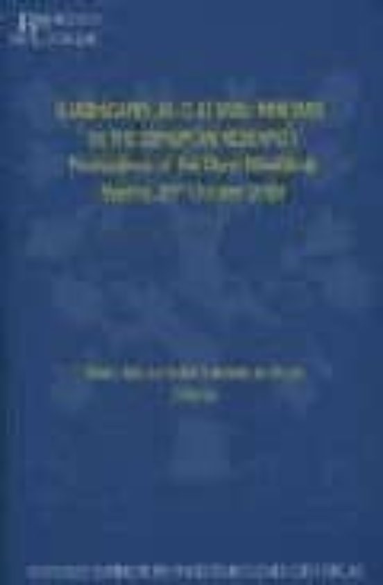 Lanscapes As Cultural Heritage In The European Research