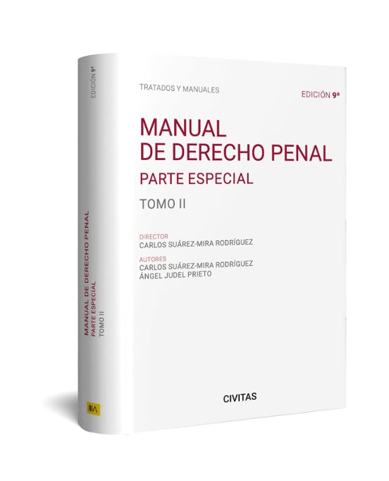 Civitas: Manual De Derecho Penal Ii. Parte Especial 2023