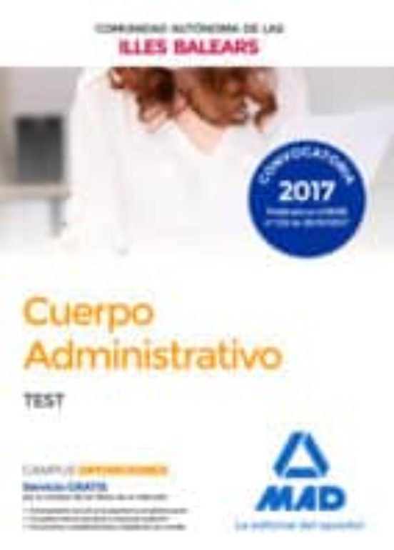 Cuerpo Administrativo De La De La Comunidad Autónoma De Las Illes Balears. Test
