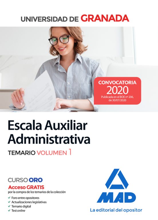 Auxiliar Admvo Universidad De Granada Vol 1