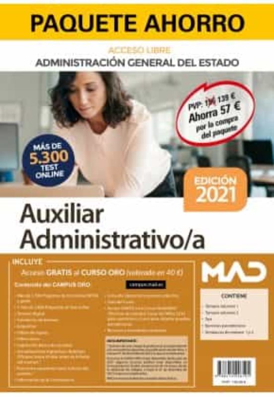 Auxiliar Administrativo/a De La Administracion General Del Estado