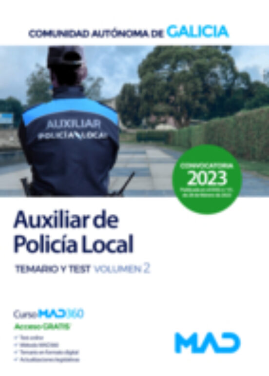 Auxiliar De La Policia Local. Temario Y Test : Comunidad Autón