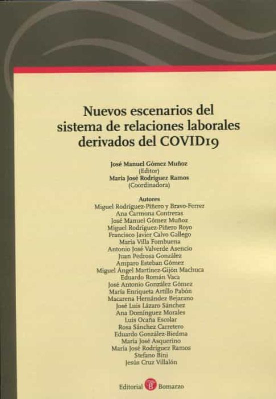 Nuevos Escenarios Del Sistema De Relaciones Laborales Derivados Del COVID19
