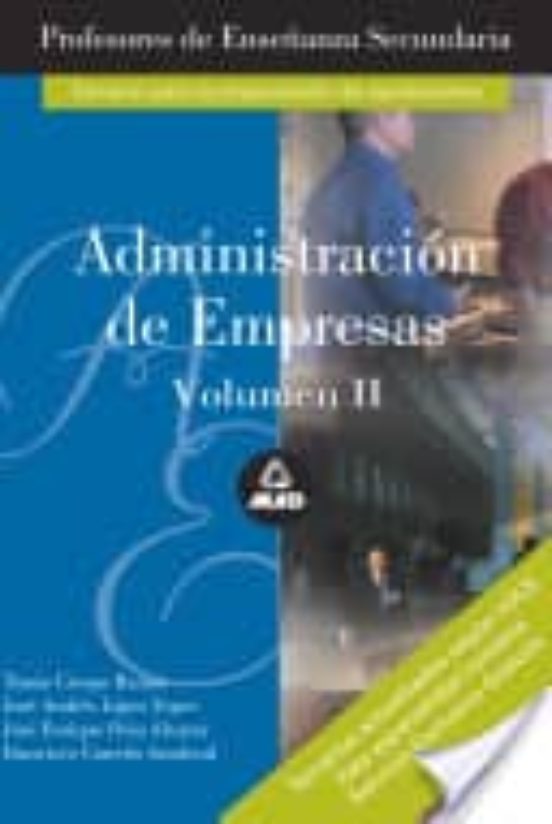 Cuerpo De Profesores De Enseñanza Secundaria. Administracion De E Mpre