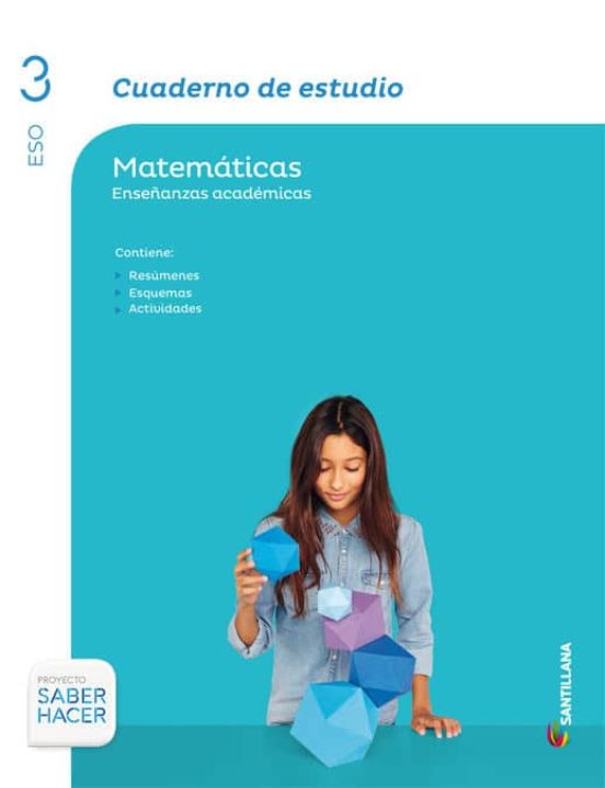 Matematicas Academica 3º Eso Cuaderno Estudio Ed 2015