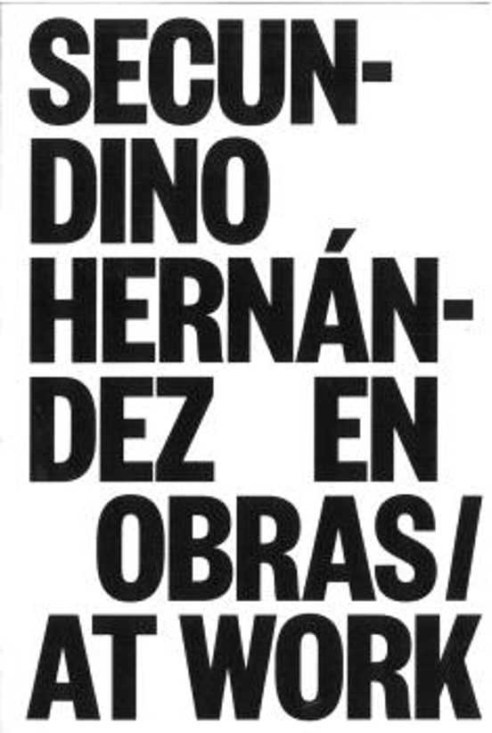 Secundino Hernández En Obras / At Work
