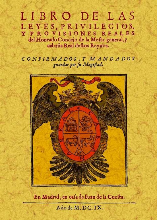 Libro De Las Leyes Privilegios Y Provisiones Reales Del Honrado Concej