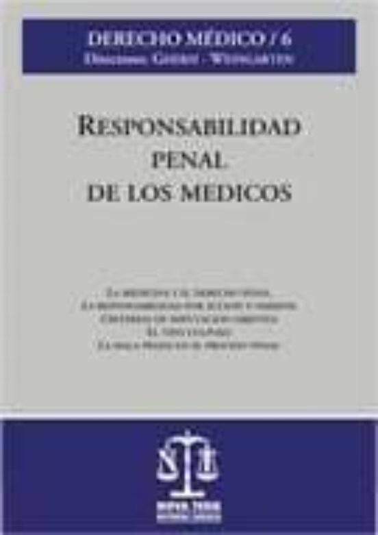 Responsabilidad Penal De Los Medicos