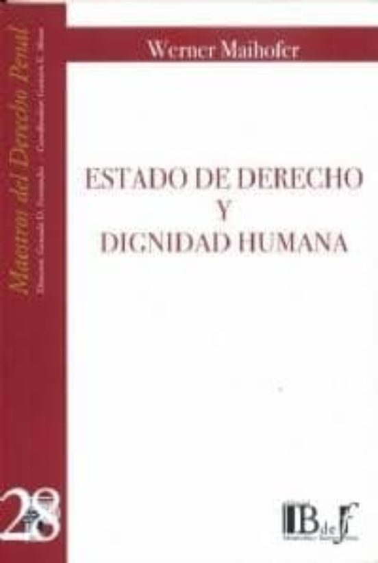 Estado De Derecho Y Dignidad Humana