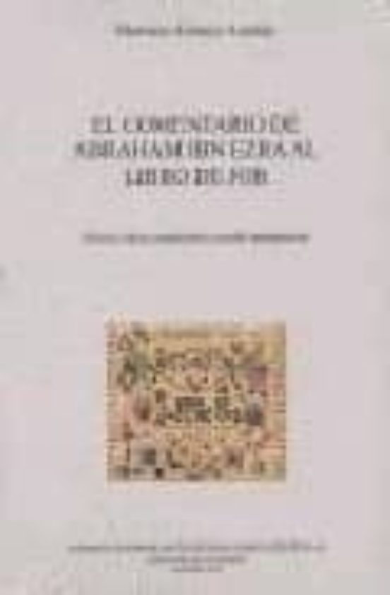 El Comentario De Abraham Ibn Ezra Al Libro De Jacob