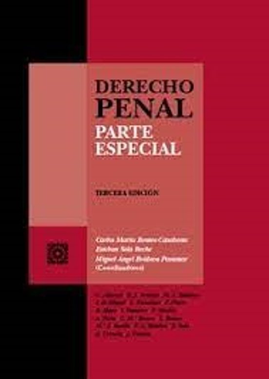Derecho Penal. Parte Especial