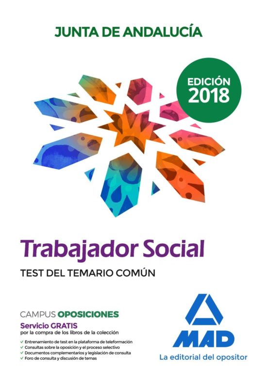 Trabajador Social De La Junta De Andalucía. Test Del Temario Común