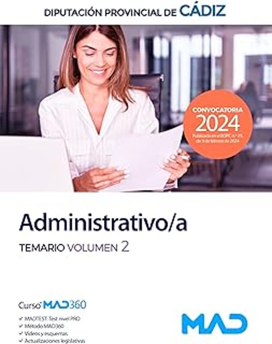 Administrativo/a. Diputación Provincial De Cadiz