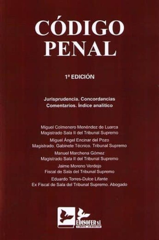Codigo Penal: Jurisprudencia: Concordancias Comentarios: Indice Analit