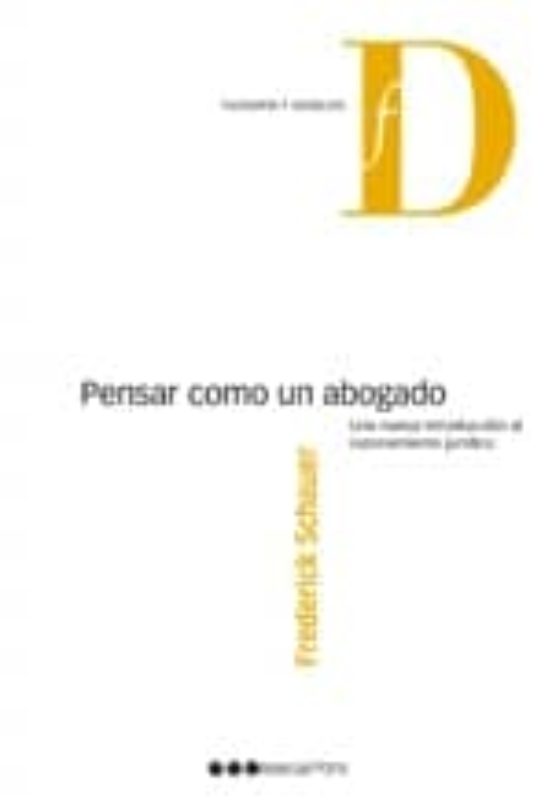 Pensar Como Un Abogado