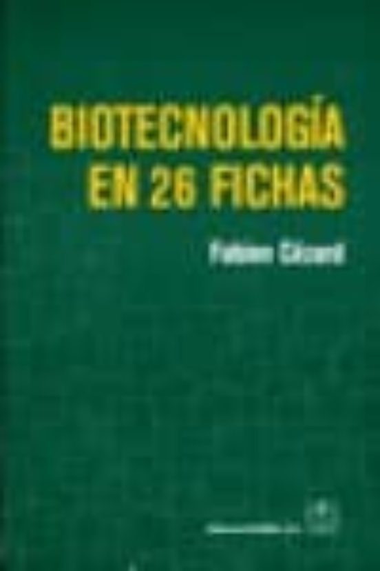 Biotecnología En 26 Fichas
