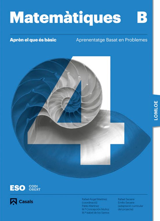 Ab Matemàtiques 4 B Eso. Aprèn El Que És Bàsic Lomloe