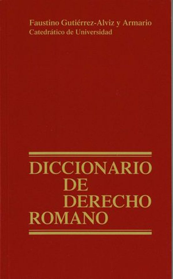 Diccionario De Derecho Romano