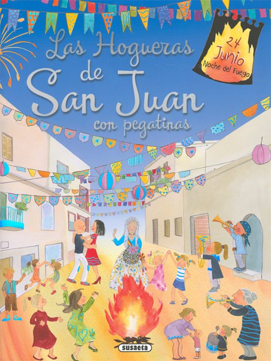 Las Hogueras De San Juan Con Pegatinas