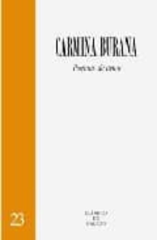 Carmina Burana: Poemas de Amor