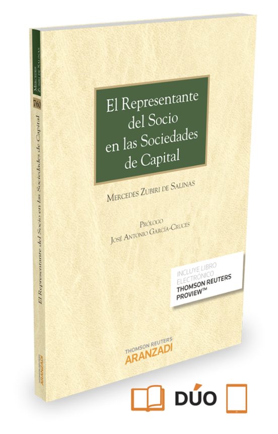 El Representante Del Socio En Las Sociedades De Capital