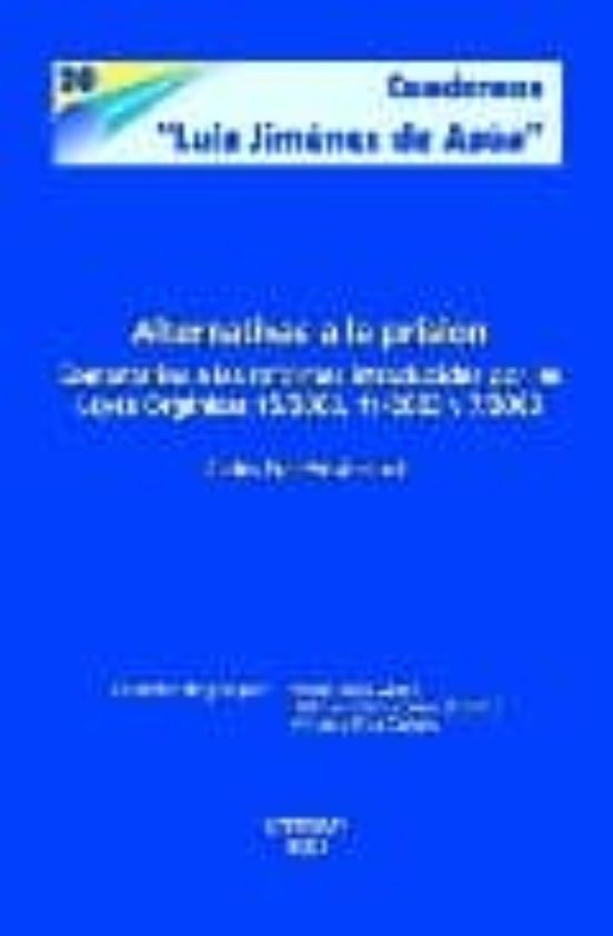 Alternativas A La Prision