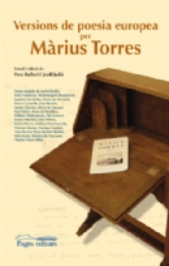 Versions De Poesia Europea Per Màrius Torres