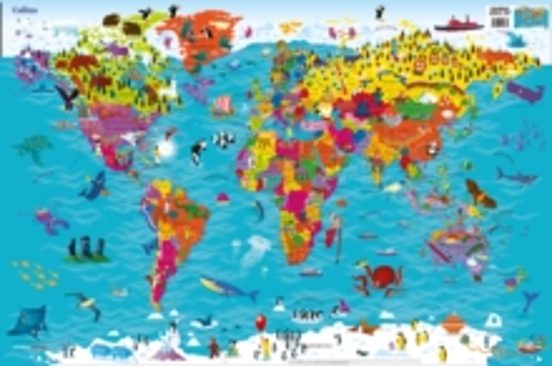 Collins Childrenas World Wall Map