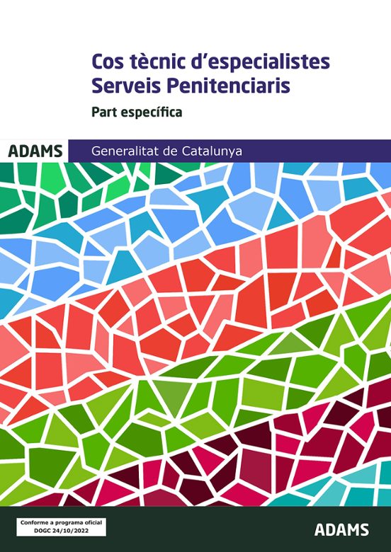 Temari Específic Tècnics Especialistes Grup Serveis Penitenciaris Generalitat De Catalunya