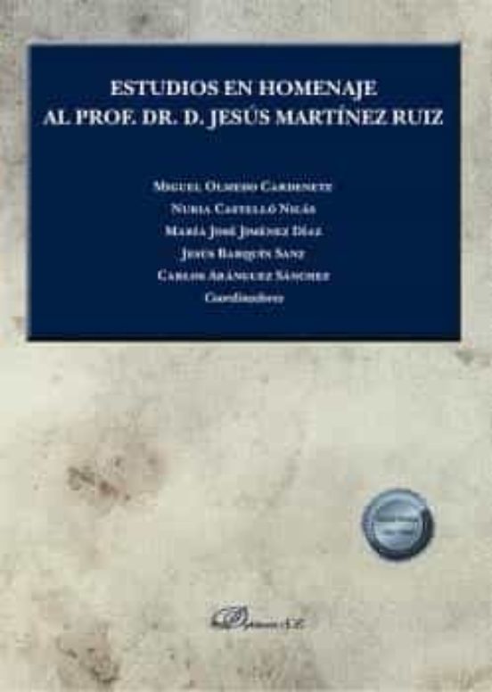 Estudios En Homenaje A Jesus Martinez