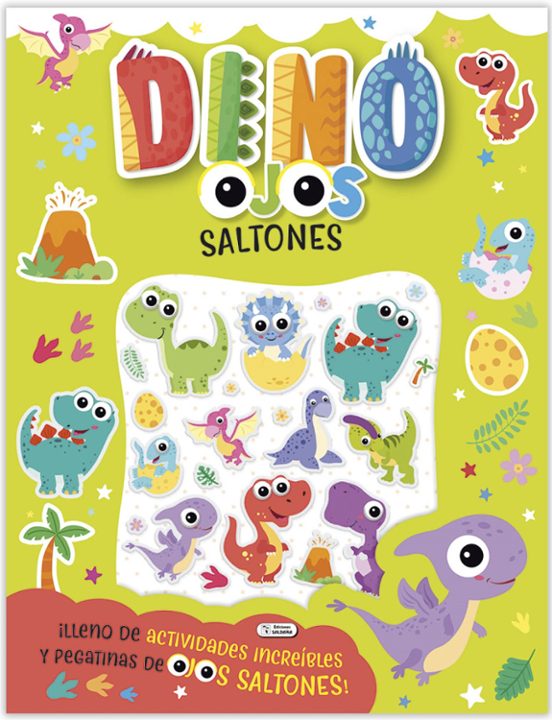Dino Ojos Saltones Stickers Book